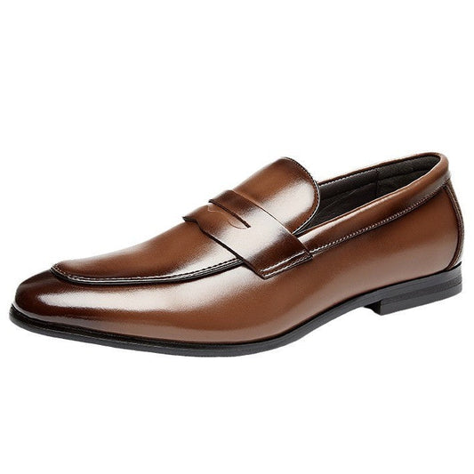 Matteo | Brünierte Pennyloafer für Herren