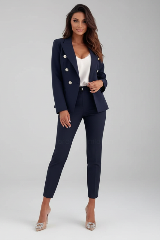 Luisa | Elegantes und stilvolles Zweireiher Blazer Set