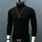 Feinstrick Rollkragenpullover mit Rippkragen