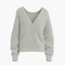 Locker geschnittene Strickjacke mit Knopfleiste