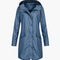 Langer Regenmantel Parka mit wasserabweisender Beschichtung