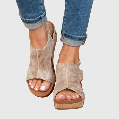 Christina | Stilvolle und bequeme Sommer Sandalen mit Keilabsatz