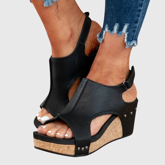 Christina | Stilvolle und bequeme Sommer Sandalen mit Keilabsatz