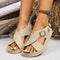 Leni | Bequeme und stilvolle Damen Plateausandalen