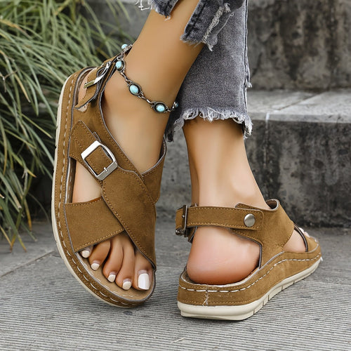 Leni | Bequeme und stilvolle Damen Plateausandalen