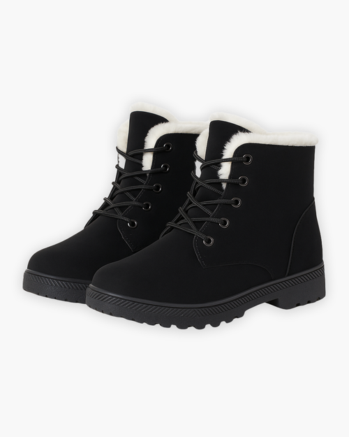 Schnür-Winterstiefel mit Warmfutter