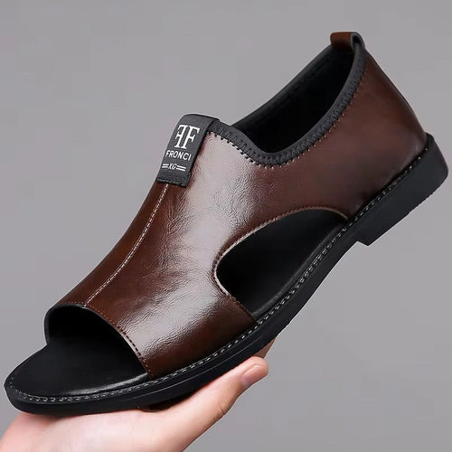 Lars | Stilvolle und bequeme Herren Ledersandalen