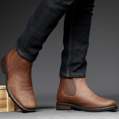 Lukas | Zeitlos und elegant robuste Lederstiefel