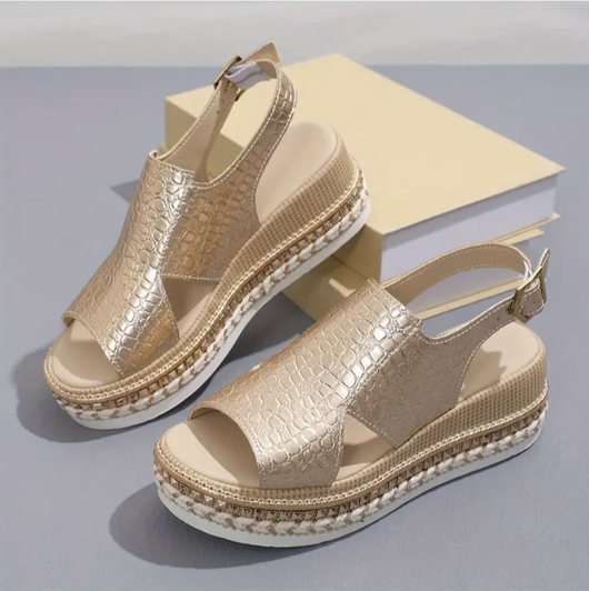 Chloé | Elegante und bequeme Leder Sandaletten