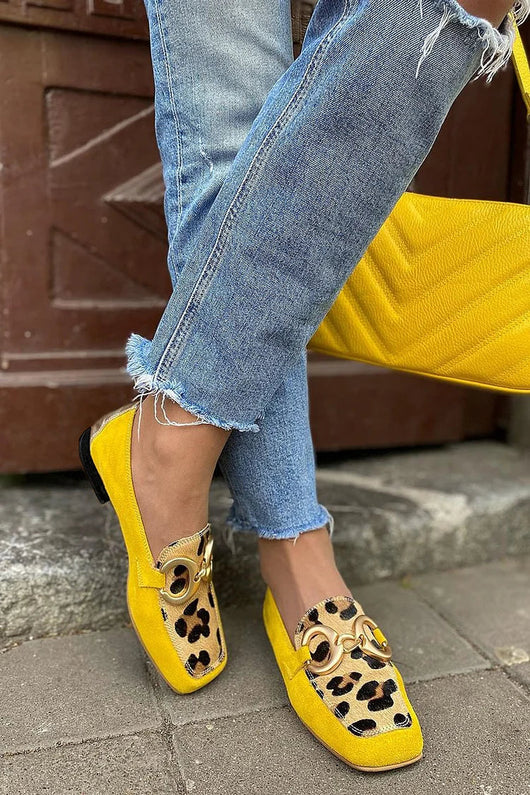 Katrin | Extravagante Loafers mit einem sonnigen Akzent