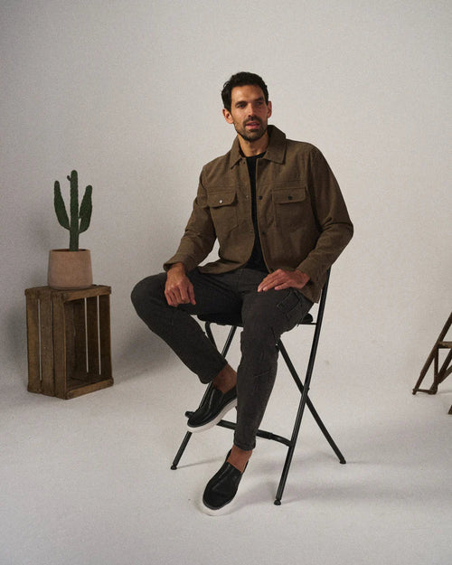 Lucas | Stilvolle und bequeme Leder Slip-Ons Sneaker