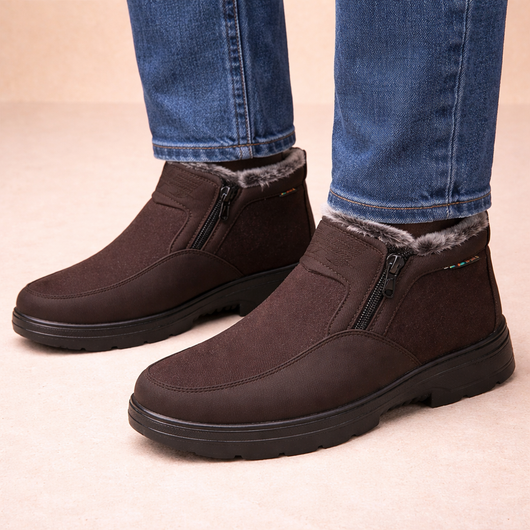 David | Warme und stilvolle, kuschelige Winterstiefel
