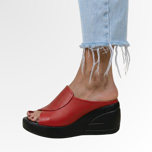 Lia | Elegante orthopädische Keilabsatz sandalen