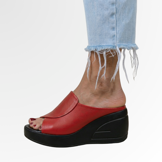 Lia | Elegante orthopädische Keilabsatz sandalen
