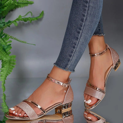 Lisa | Bequeme und stilvolle Sommersandalen mit Blockabsatz