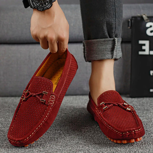 Marko | Exklusive Loafer aus perforiertem Leder