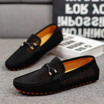 Marko | Exklusive Loafer aus perforiertem Leder