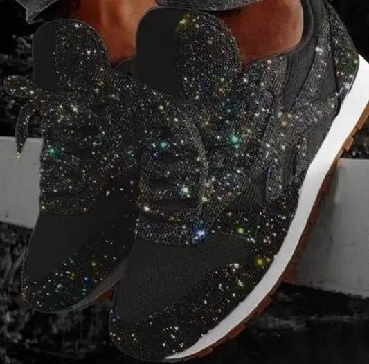 Stella | Glamouröse und komfortable Glitzer Sneaker