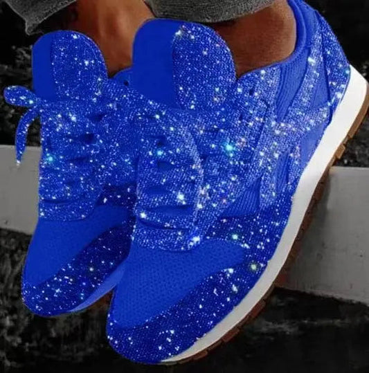Stella | Glamouröse und komfortable Glitzer Sneaker