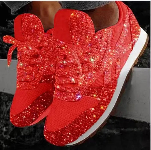Stella | Glamouröse und komfortable Glitzer Sneaker