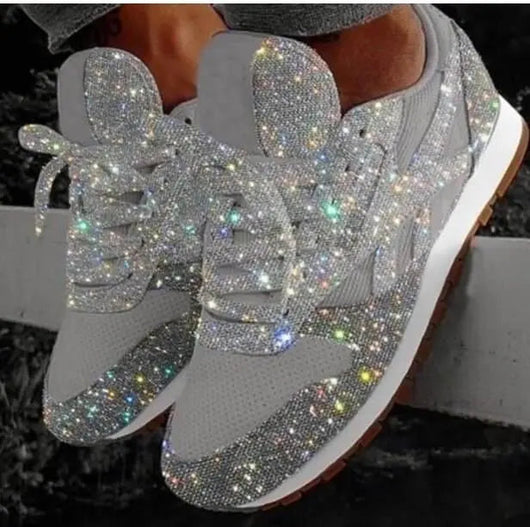 Stella | Glamouröse und komfortable Glitzer Sneaker