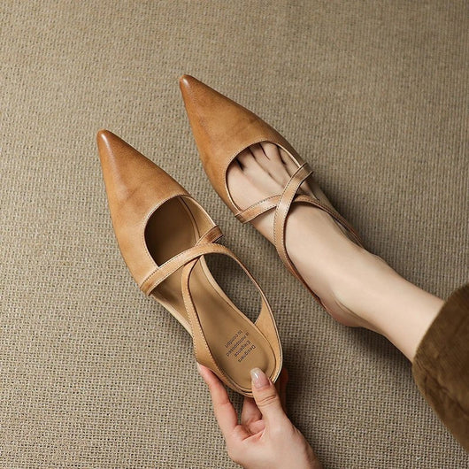 Clara | Elegante und stilvolle Damen Leder mules