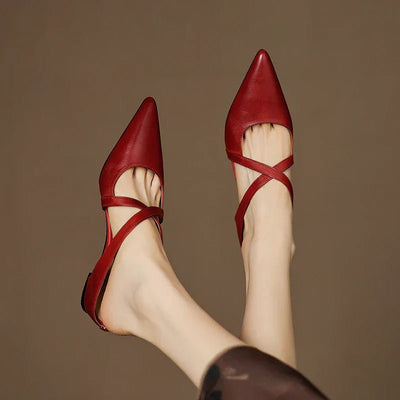 Clara | Elegante und stilvolle Damen Leder mules