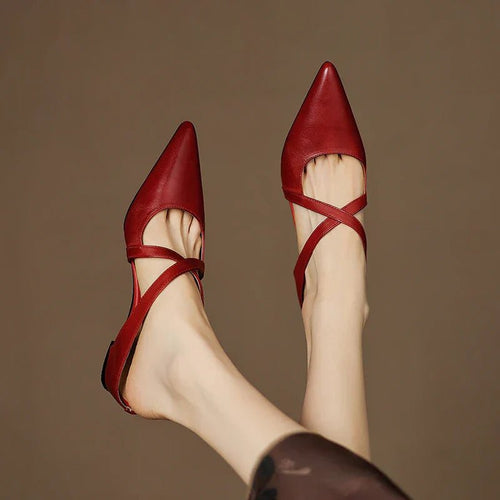 Clara | Elegante und stilvolle Damen Leder mules