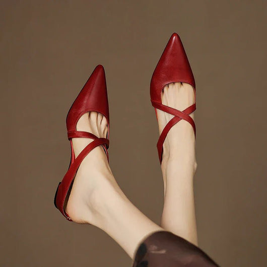 Clara | Elegante und stilvolle Damen Leder mules