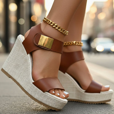 Daisy | Bequeme und orthopädische Keilabsatzsandalen