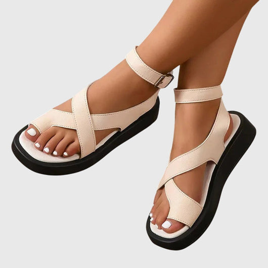 Leonie | Elegante und bequeme Damen Plateau Sandalen