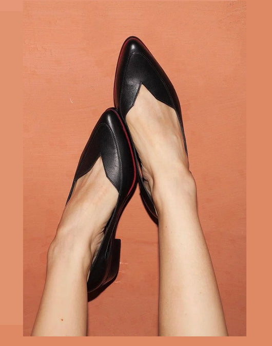 Elisa | Eleganter und bequemer Leder Flats