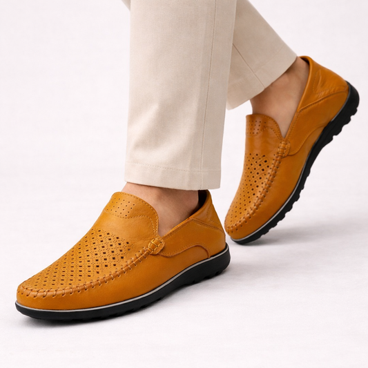 Ethan | Elegante und atmungsaktive Leder-Loafer