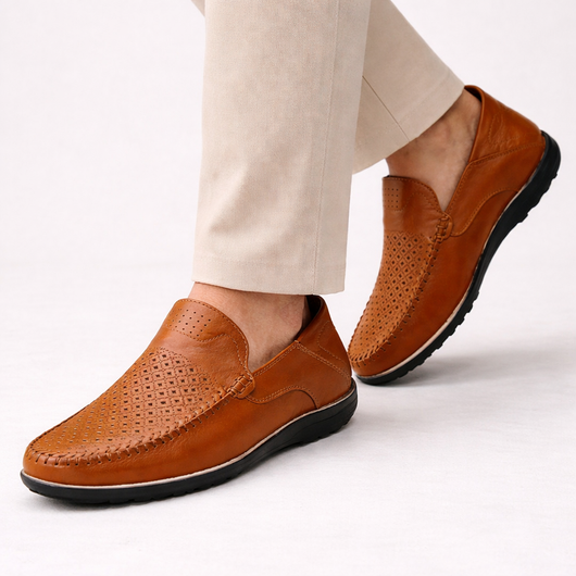 Ethan | Elegante und atmungsaktive Leder-Loafer
