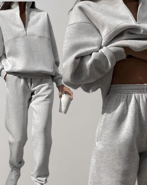 Emilia | Warmes und stilvolles zweiteiliges Freizeitoutfit