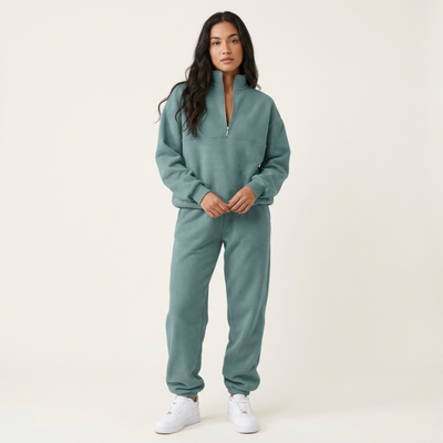 Emilia | Warmes und stilvolles zweiteiliges Freizeitoutfit