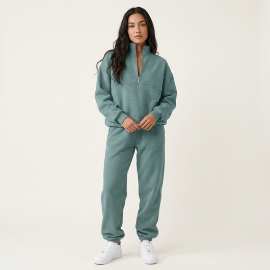 Emilia | Warmes und stilvolles zweiteiliges Freizeitoutfit