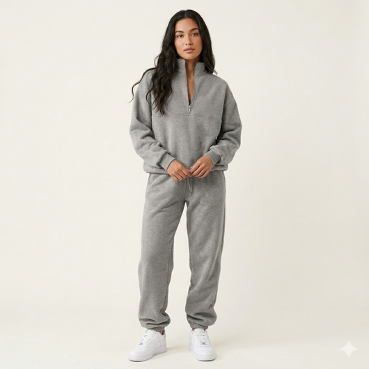 Emilia | Warmes und stilvolles zweiteiliges Freizeitoutfit