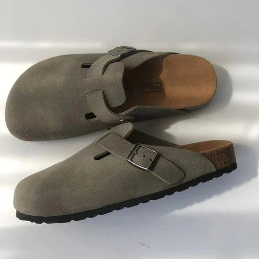 Lena | Stilvolle und Bequeme Unisex-Ledersandalen