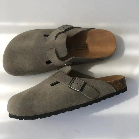 Lena | Stilvolle und Bequeme Unisex-Ledersandalen