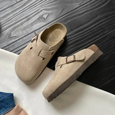 Lena | Stilvolle und Bequeme Unisex-Ledersandalen