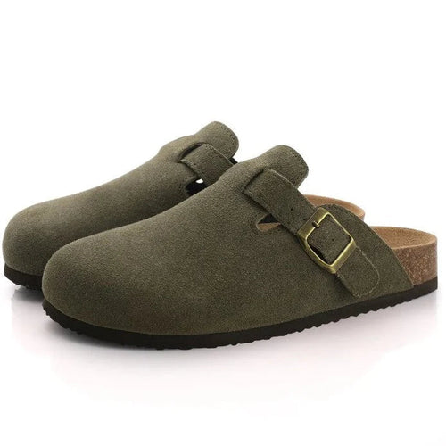 Lena | Stilvolle und Bequeme Unisex-Ledersandalen