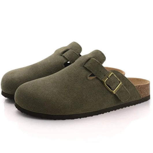 Lena | Stilvolle und Bequeme Unisex-Ledersandalen