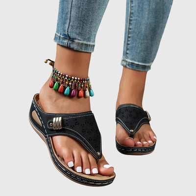 Sophie | Stilvolle und stützende orthopädische Sommersandalen