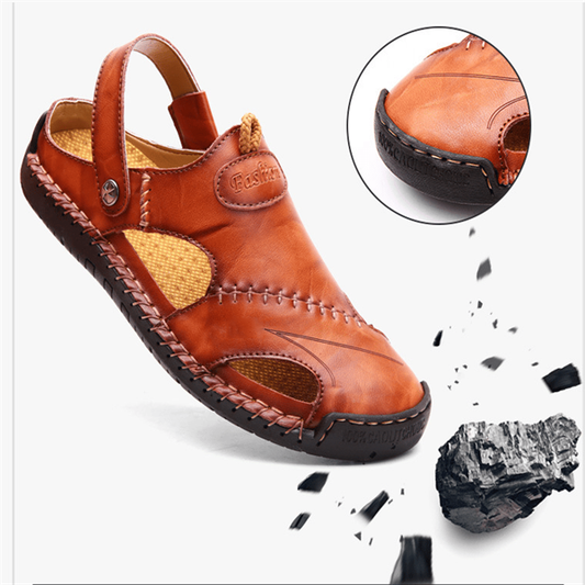 Anton | Atmungsaktive und stilvolle orthopädische Sandalen