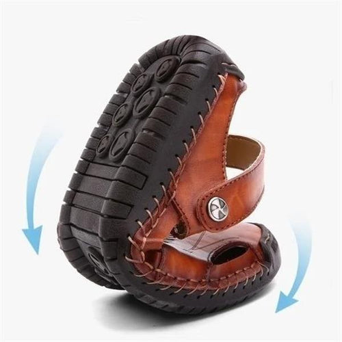 Anton | Atmungsaktive und stilvolle orthopädische Sandalen
