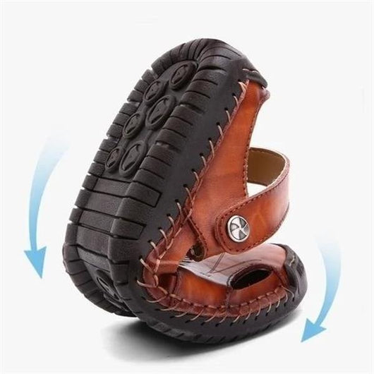 Anton | Atmungsaktive und stilvolle orthopädische Sandalen