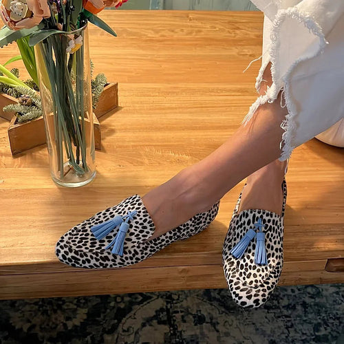 Emma | Exklusive Leopardenmuster Loafer