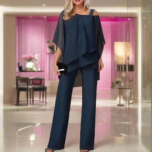 Doreen | Elegantes, locker sitzendes Sommer-Chiffon-Set