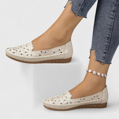 Greta | Atmungsaktive und bequeme Damen Slip on Flats